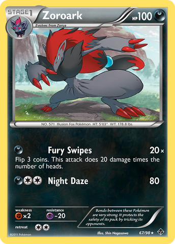 Zoroark (67/98) [Noir et blanc : puissances émergentes] 