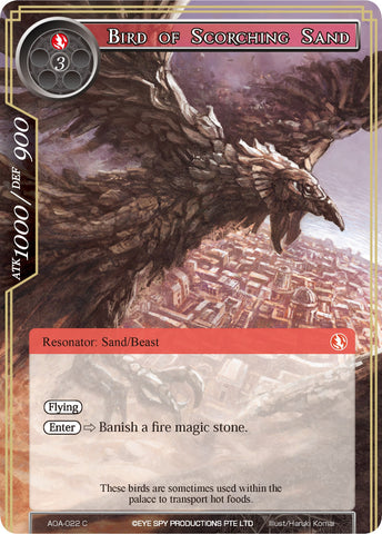 Bird of Scorching Sand (AOA-022) [Awakening of the Ancients]