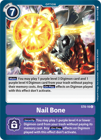 Nail Bone [ST6-16] [Starter Deck: Venomous Violet]