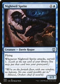 Sprite de velo nocturno [Comandante de El resurgir de Zendikar]