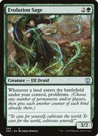 Evolution Sage [Commandant Ascendant de Zendikar] 