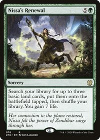 Renovación de Nissa [Comandante de El resurgir de Zendikar] 