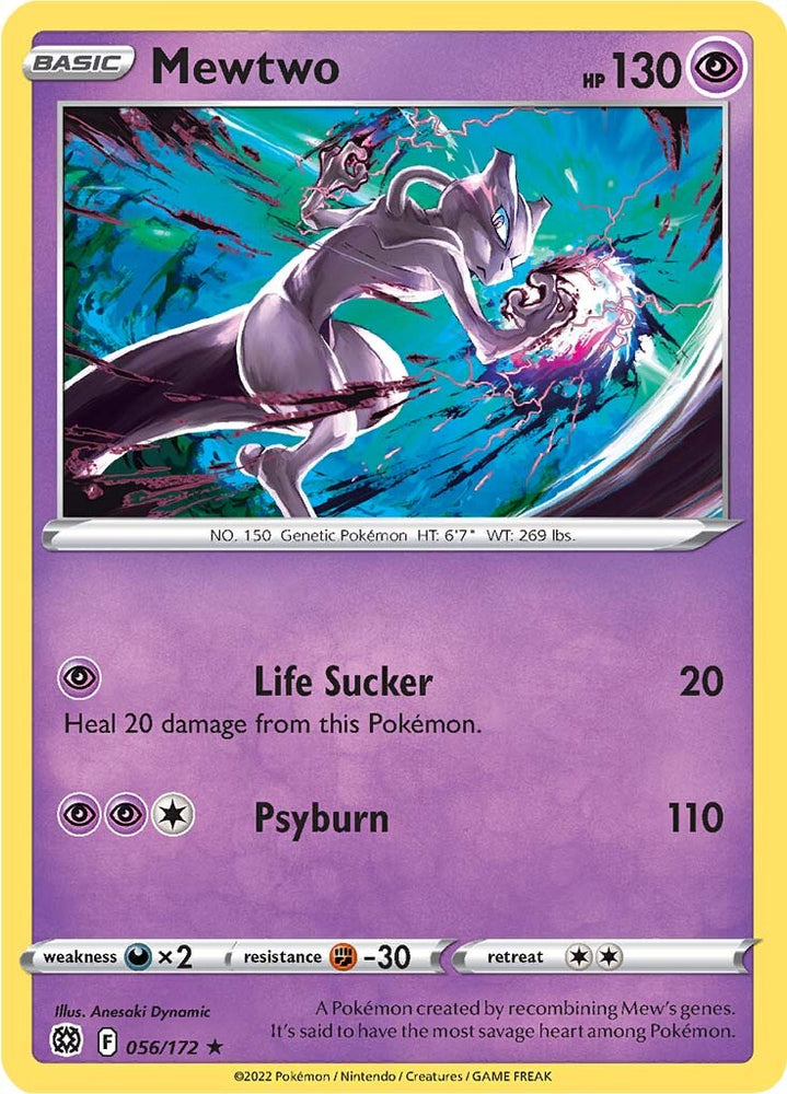 Mewtwo (056/172) [Épée et Bouclier : Étoiles Brillantes] 