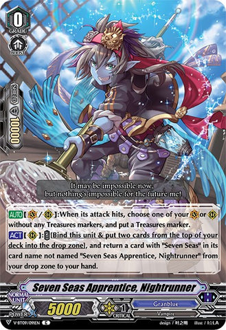 Seven Seas Apprentice, Nightrunner (V-BT09/091EN) [Butterfly d'Moonlight]