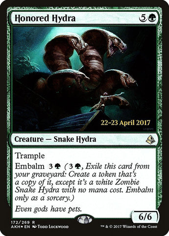 Honored Hydra  (Prerelease) [Amonkhet Prerelease Promos]