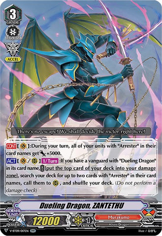 Dueling Dragon, ZANTETHU (V-BT09/017EN) [Butterfly d'Moonlight]