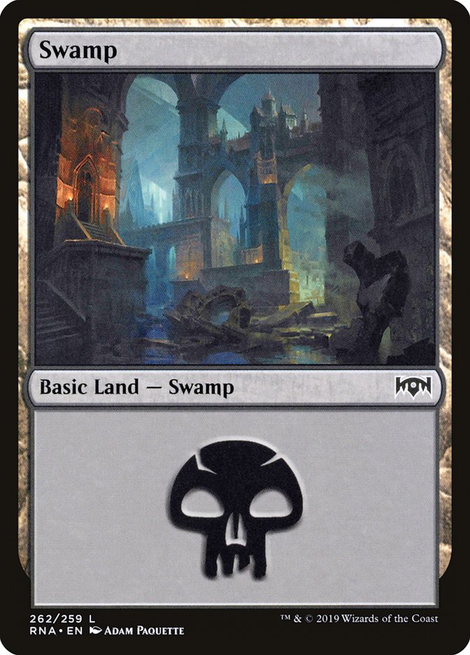 Swamp (#262) [Ravnica Allegiance]