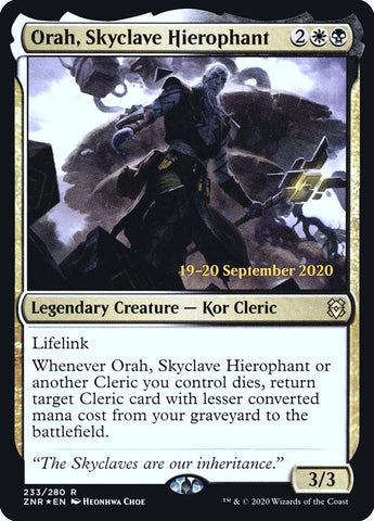 Orah, Skyclave Hierophant  [Zendikar Rising Prerelease Promos]