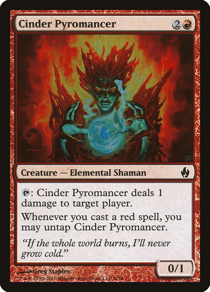 Cinder Pyromancien [Premium Deck Series: Fire and Lightning] 