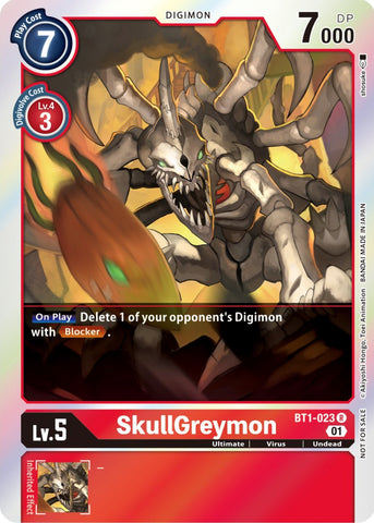 SkullGreymon [BT1-023] (ST-11 Special Entry Pack) [Release Special Booster Promos]