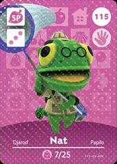 Nat #115 [Animal Crossing Series 2] - Amiibo Cards
