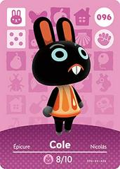 Cole #096 [Animal Crossing Series 1] - Amiibo Cards