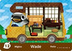 Wade #12 [Animal Crossing Welcome Amiibo] - Amiibo Cards