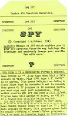 007 Spy - ZX Spectrum