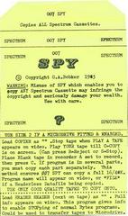 007 Spy - ZX Spectrum