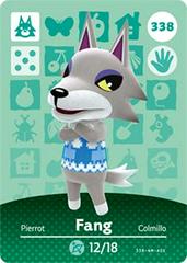 Fang #338 [Animal Crossing Series 4] - Amiibo Cards