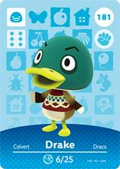 Drake #181 [Animal Crossing Series 2] - Amiibo Cards