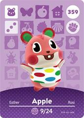 Apple #359 [Animal Crossing Series 4] - Amiibo Cards