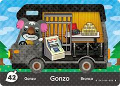 Gonzo #42 [Animal Crossing Welcome Amiibo] - Amiibo Cards