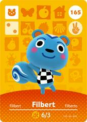 Filbert #165 [Animal Crossing Series 2] - Amiibo Cards