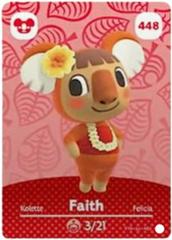 Faith #448 [Animal Crossing Series 5] - Amiibo Cards
