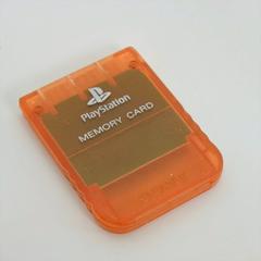 PS1 Memory Card [Candy Orange] - Playstation