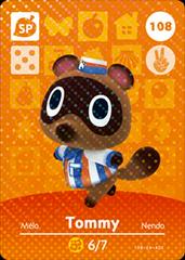 Tommy #108 [Animal Crossing Series 2] - Amiibo Cards