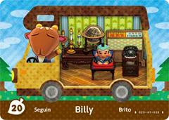 Billy #20 [Animal Crossing Welcome Amiibo] - Amiibo Cards