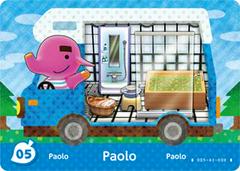 Paolo #05 [Animal Crossing Welcome Amiibo] - Amiibo Cards