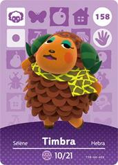 Timbra #158 [Animal Crossing Series 2] - Amiibo Cards