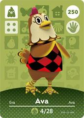 Ava #250 [Animal Crossing Series 3] - Amiibo Cards