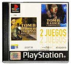 2 Games Tomb Raider Chronicles & The Last Revelation - PAL Playstation