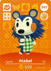 Mabel #207 [Animal Crossing Series 3] - Amiibo Cards