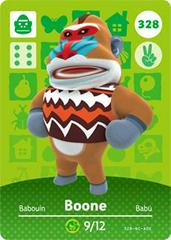 Boone #328 [Animal Crossing Series 4] - Amiibo Cards
