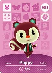 Poppy #052 [Animal Crossing Series 1] - Amiibo Cards