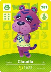 Claudia #287 [Animal Crossing Series 3] - Amiibo Cards