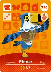 Pierce #336 [Animal Crossing Series 4] - Amiibo Cards