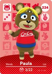 Paula #224 [Animal Crossing Series 3] - Amiibo Cards