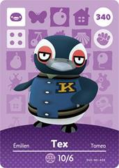 Tex #340 [Animal Crossing Series 4] - Amiibo Cards
