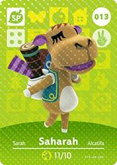 Saharah #013 [Animal Crossing Series 1] - Amiibo Cards