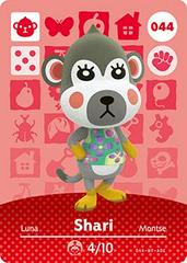 Shari #044 [Animal Crossing Series 1] - Amiibo Cards