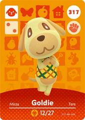 Goldie #317 [Animal Crossing Series 4] - Amiibo Cards