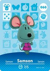 Samson #060 [Animal Crossing Series 1] - Amiibo Cards