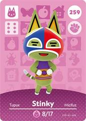 Stinky #259 [Animal Crossing Series 3] - Amiibo Cards