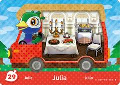 Julia #29 [Animal Crossing Welcome Amiibo] - Amiibo Cards
