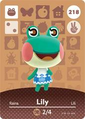 Lily #218 [Animal Crossing Series 3] - Amiibo Cards