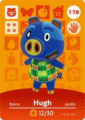Hugh #178 [Animal Crossing Series 2] - Amiibo Cards