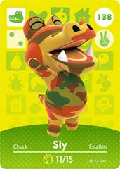 Sly #138 [Animal Crossing Series 2] - Amiibo Cards