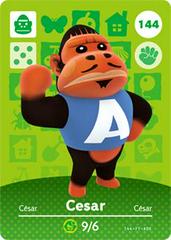 Cesar #144 [Animal Crossing Series 2] - Amiibo Cards