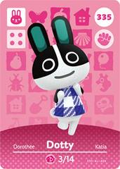 Dotty #335 [Animal Crossing Series 4] - Amiibo Cards